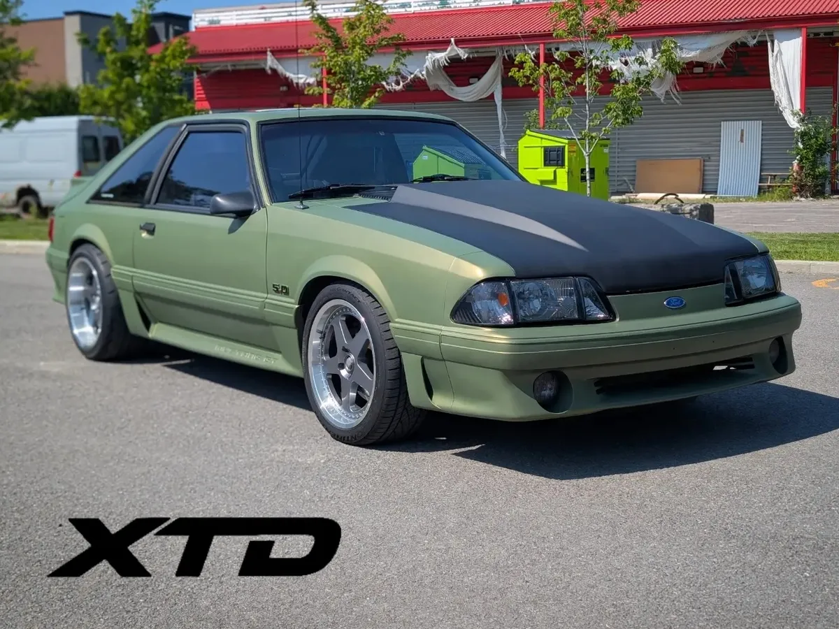 Ford Mustang Fox body après Plasti Dip